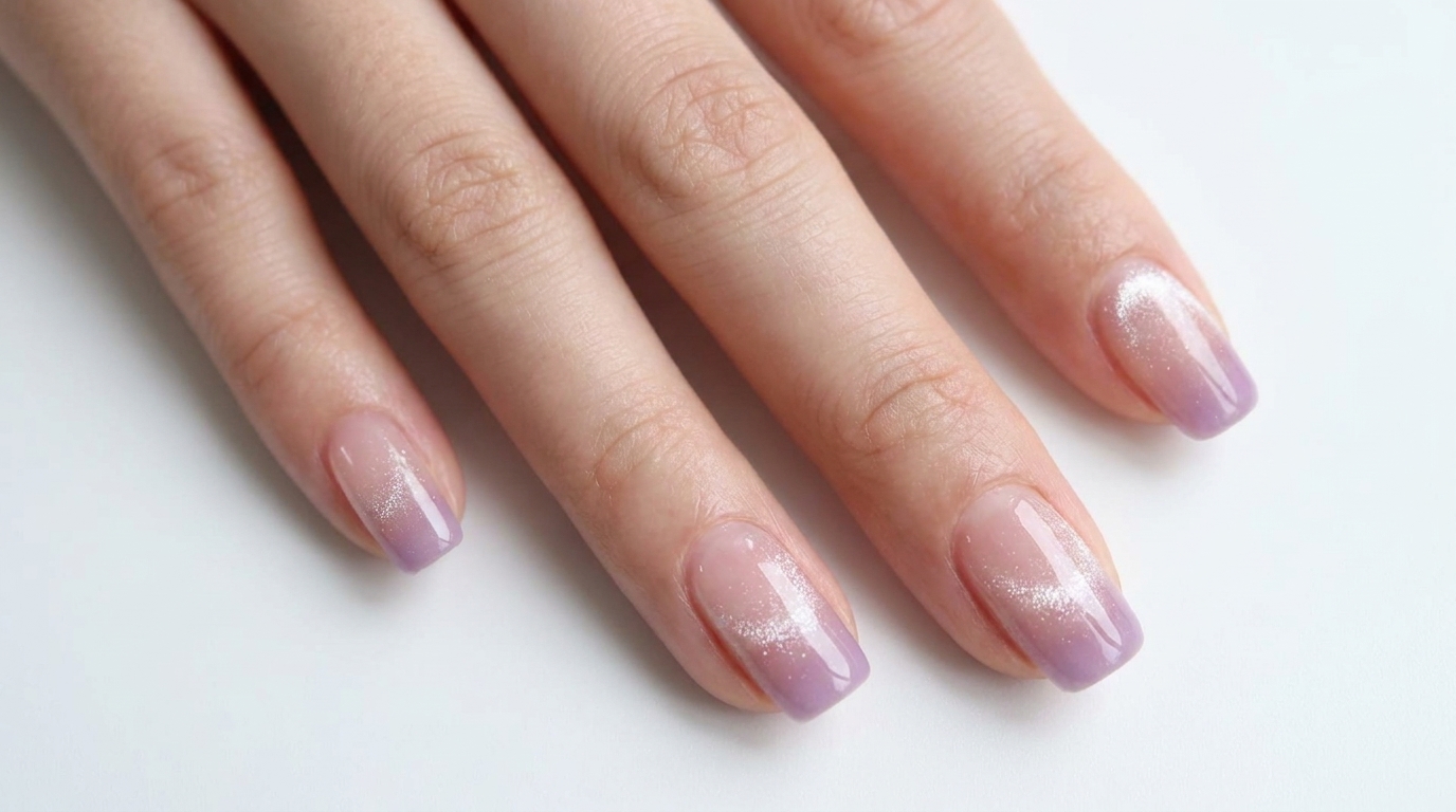 Pink Purple Smoke Cat-Eye Gradient Nails — Step-by-Step Tutorial