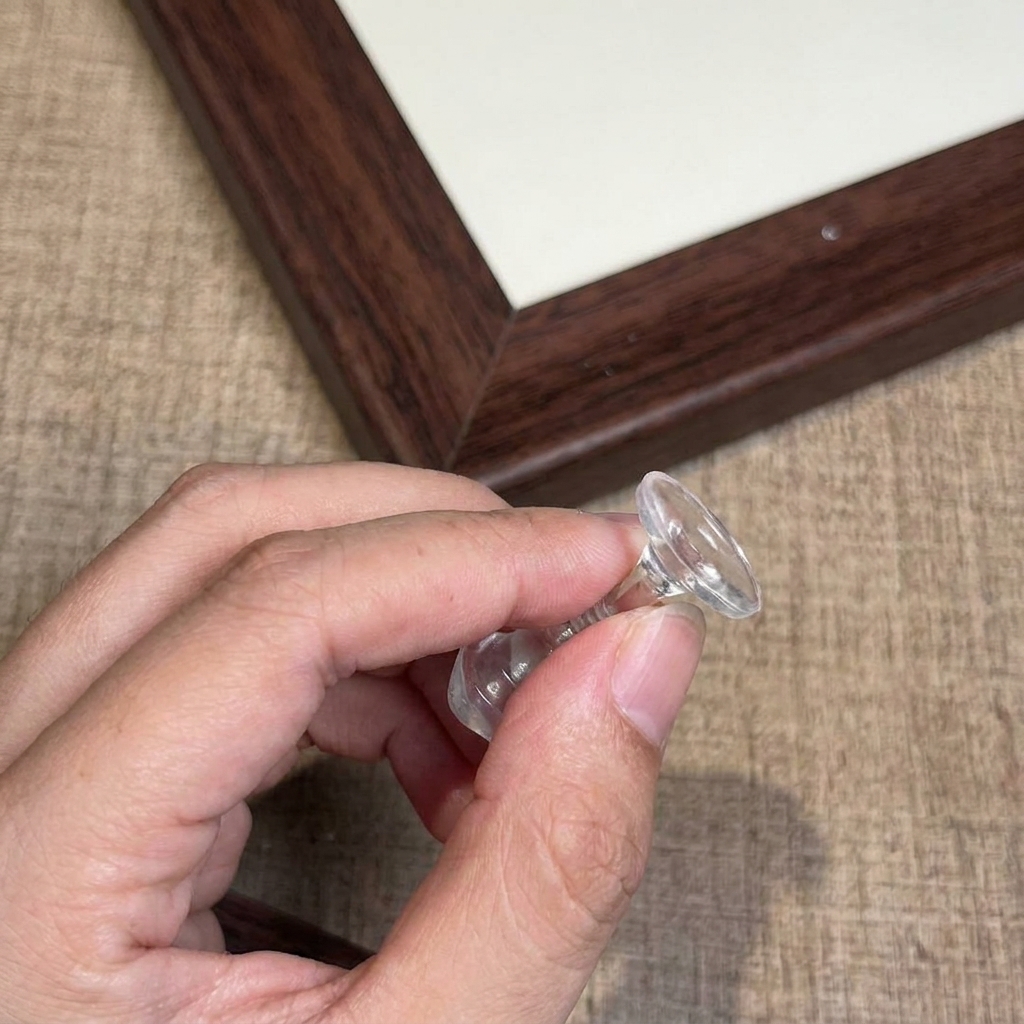 The nail shown mid-process with a deepening color gradient at the tip being blended with a sponge.
