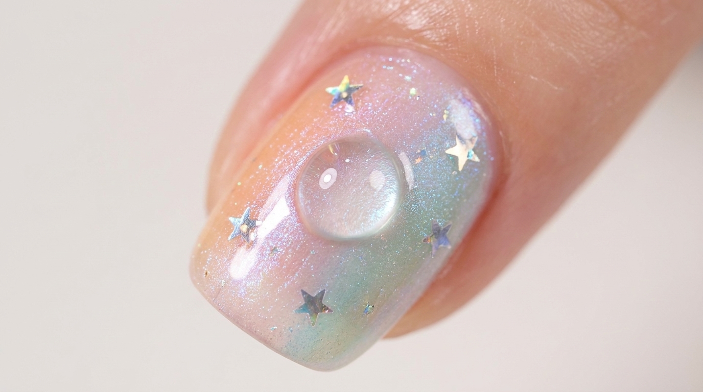 Aurora Sunset Gradient Nail Art — Dreamy Celestial Manicure Tutorial