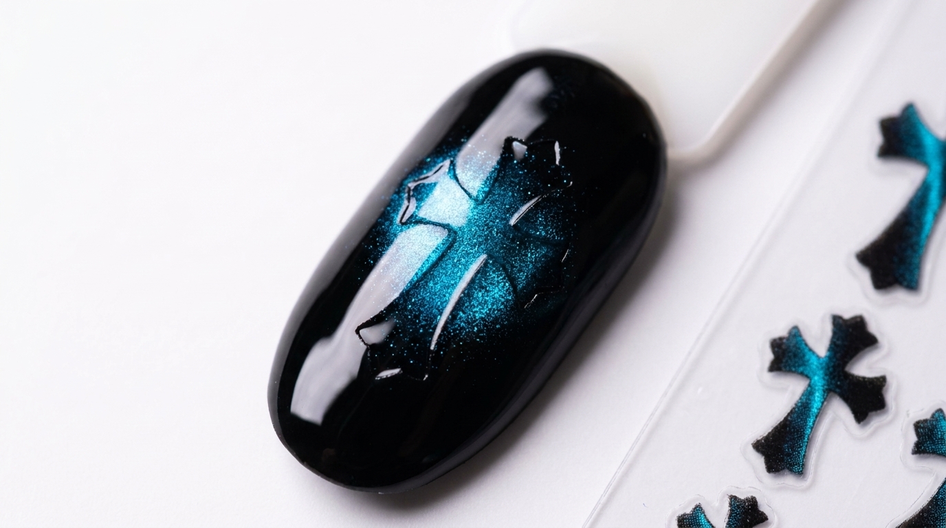 Secret Realm Chrome Hearts Cat Eye Nails — Step-by-Step Tutorial