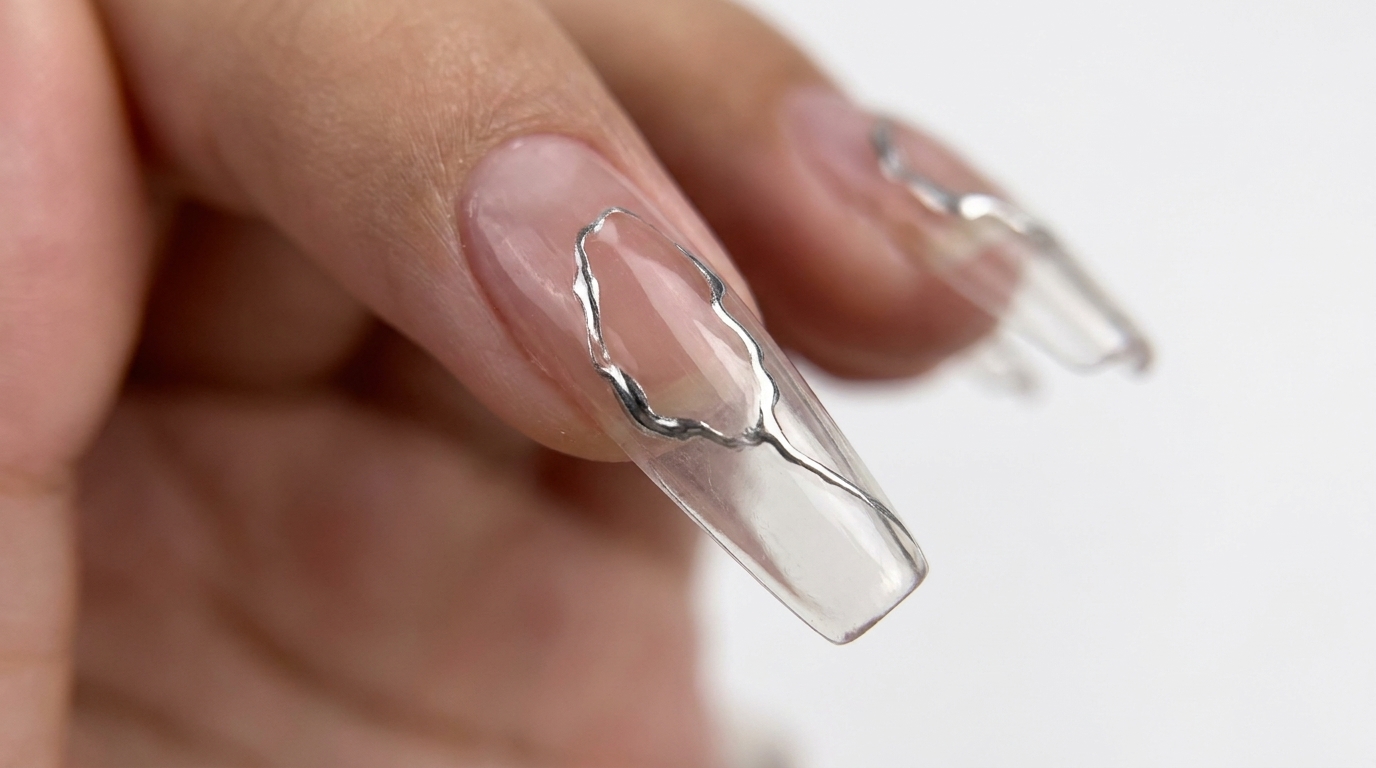 Metallic Chrome Gel Nail Art Collection — Creative Techniques