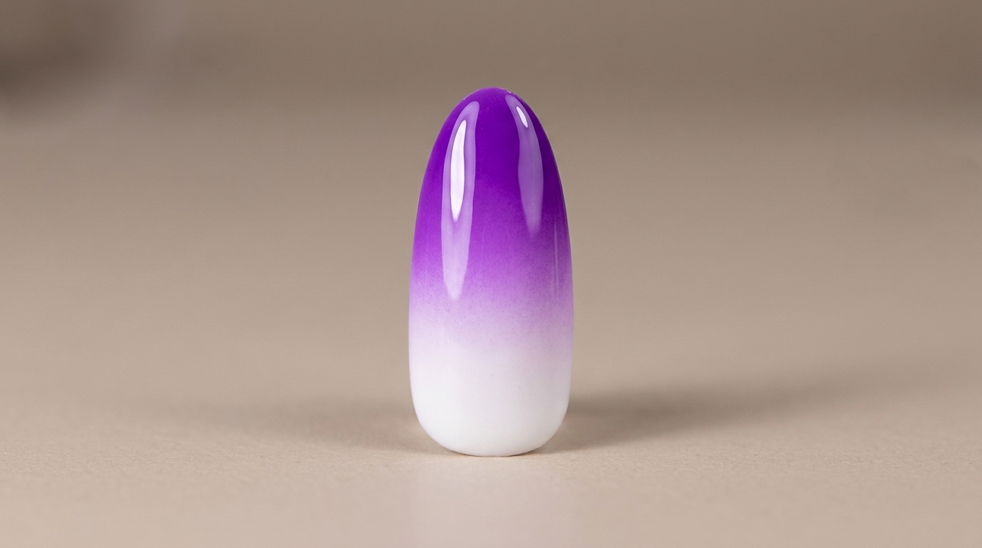 Two-Color Airbrush Gradient Nails — Professional Ombre Tutorial