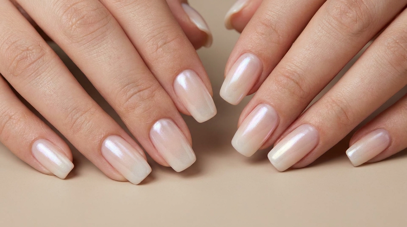Milky White Gradient Chrome Nails — Professional Step-by-Step Tutorial