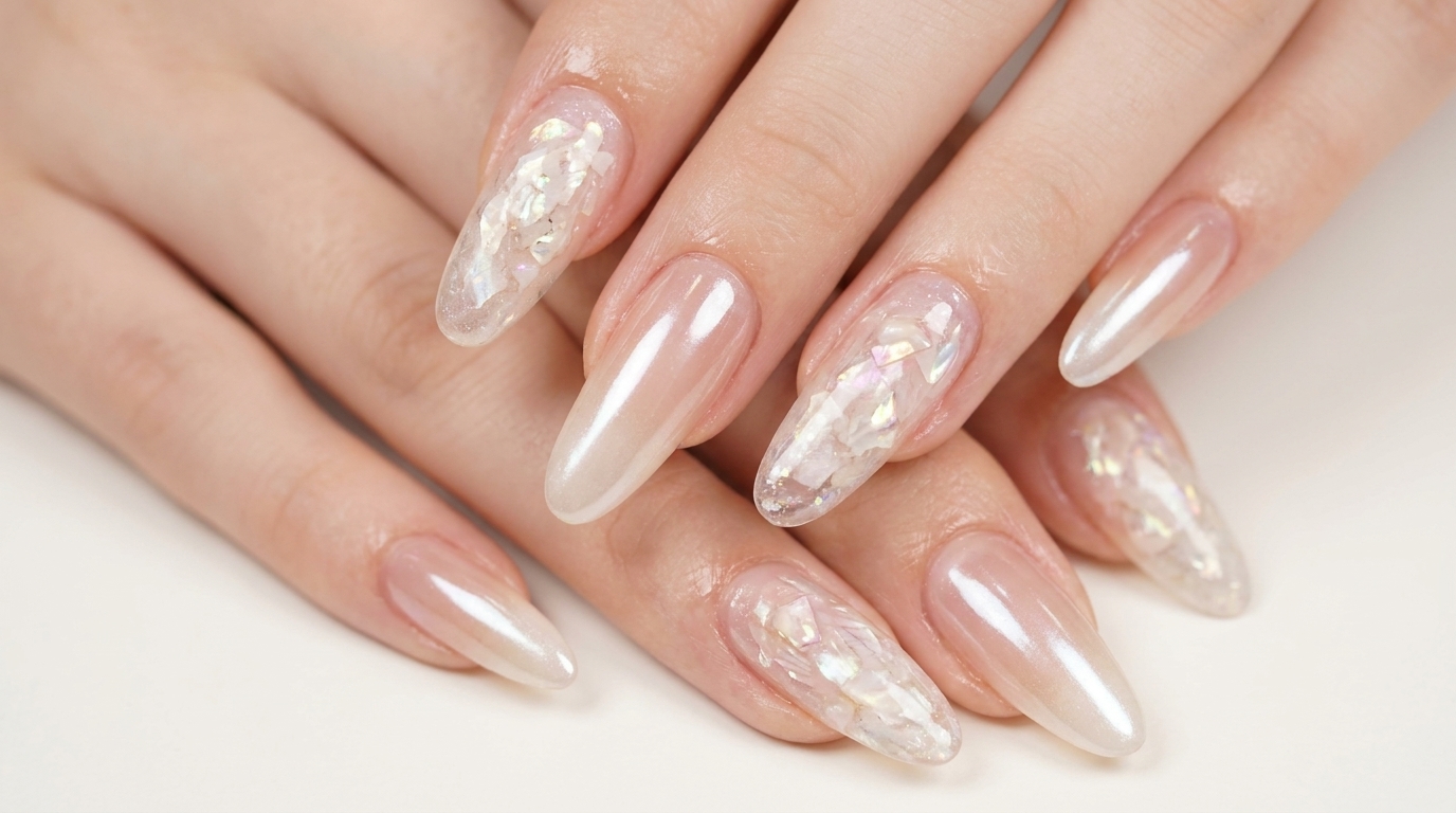 Acetate Moonlight Powder Gradient Nails — Elegant Step-by-Step Tutorial