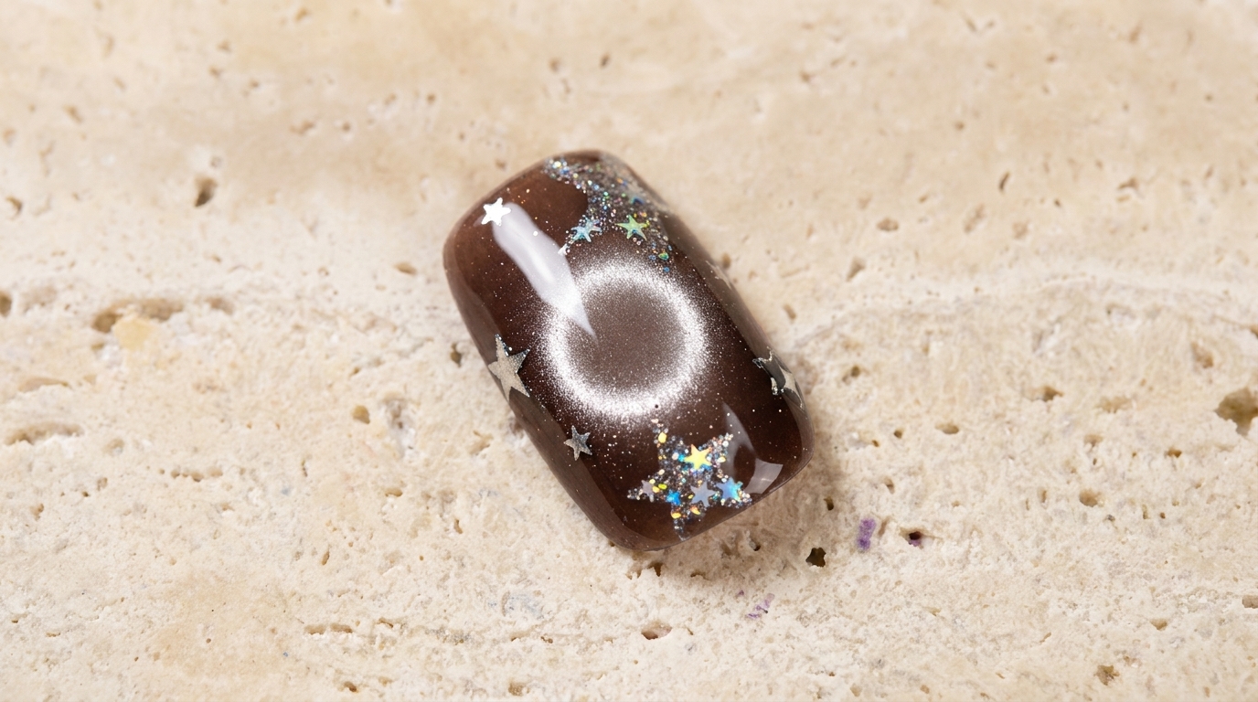 Magnetic Cat-Eye Star Nail Art — Step-by-Step Gel Tutorial