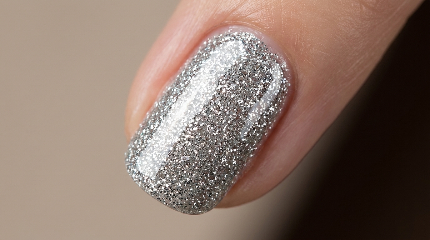 Crushed Diamond Structural Gel Manicure — Step-by-Step Tutorial