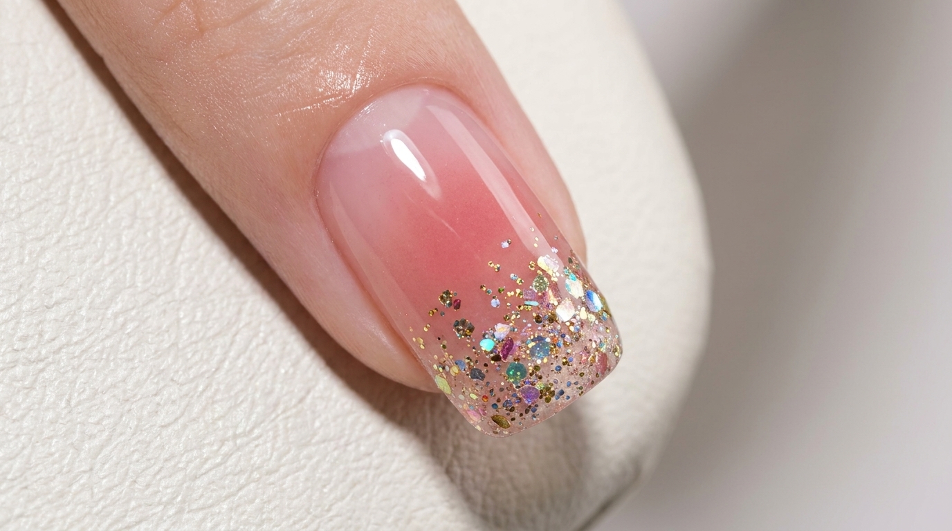 Glitter Gradient Ombre Nails — Professional Step-by-Step Tutorial