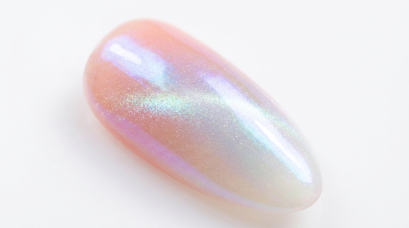 Peach Aurora Cat-Eye Gradient Nails — Step-by-Step Tutorial