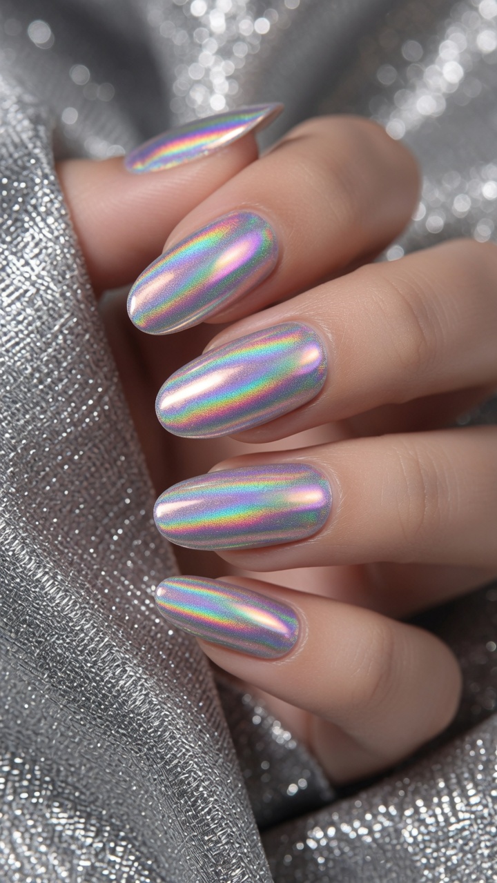 Laser Chrome Powder Nails — Professional Mirror Finish Tutorial