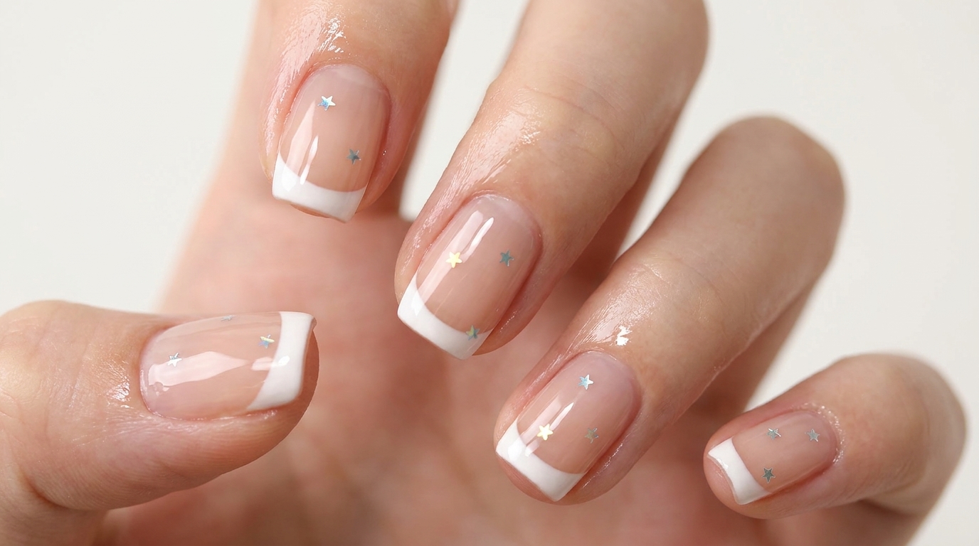 French Thread Star Nail Art — Elegant DIY Manicure Tutorial