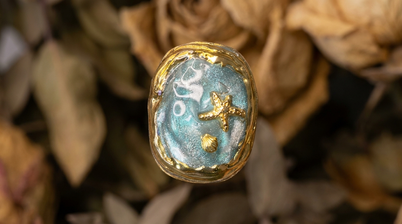 Atlantis Ocean Style 3D Gel Nail Art — Step-by-Step Tutorial