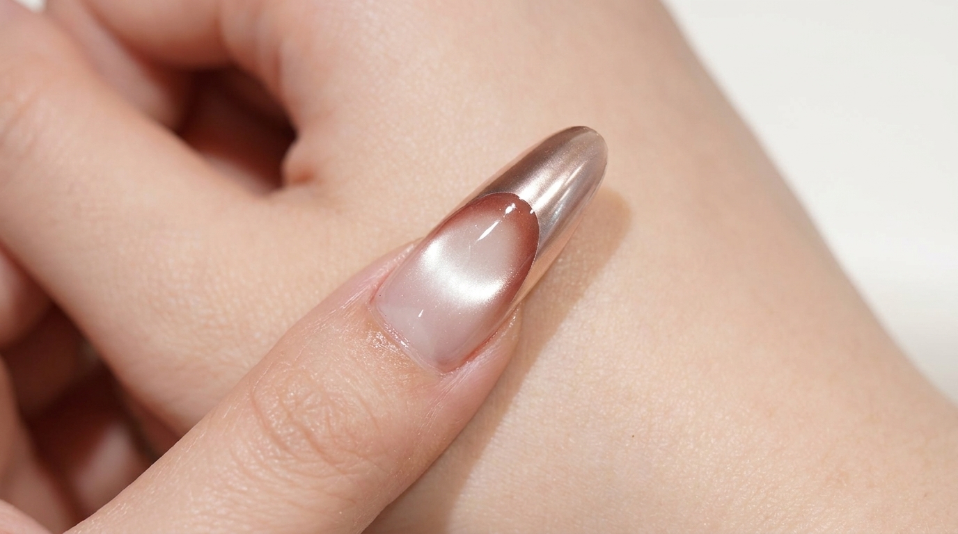 Gold Rose French Cat Eye Nails — Elegant Step-by-Step Tutorial