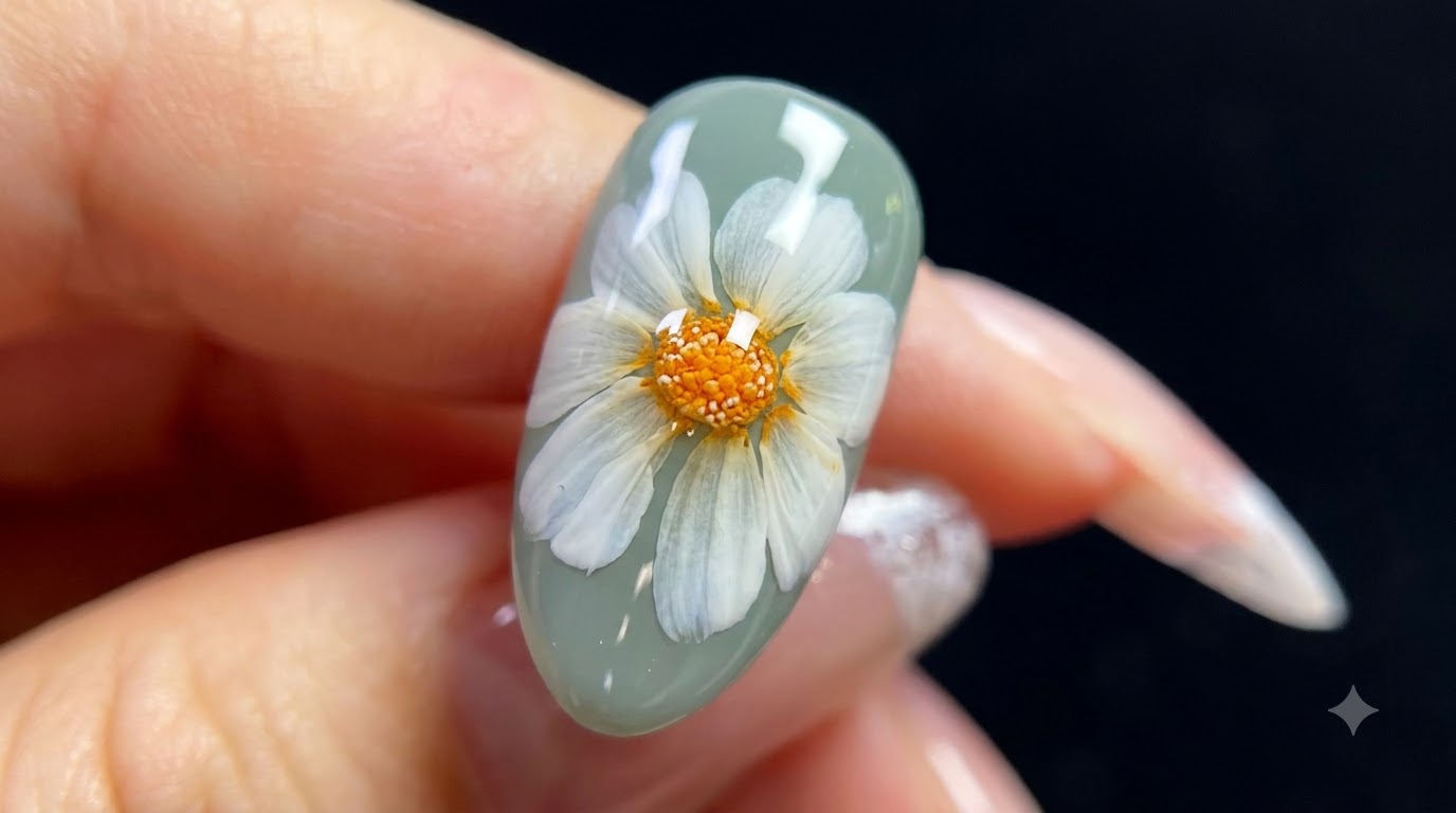 Daisy Floral Gel Nail Art — Step-by-Step Spring Tutorial