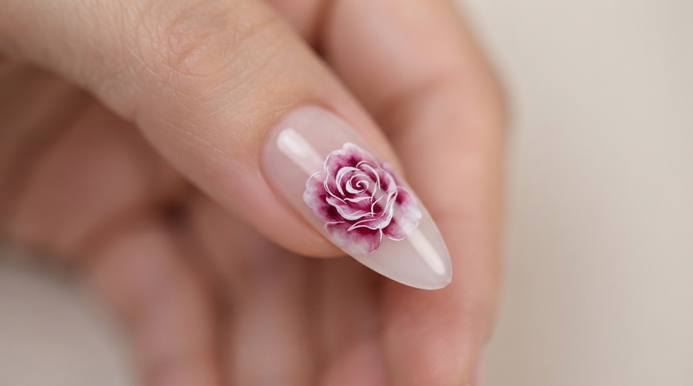 Watercolor Bloom Floral Nail Art — Step-by-Step Gel Tutorial
