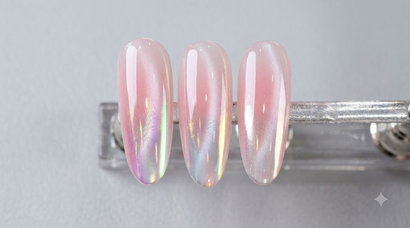 Gradient Aurora Cat Eye Nails — Trendy Step-by-Step Tutorial