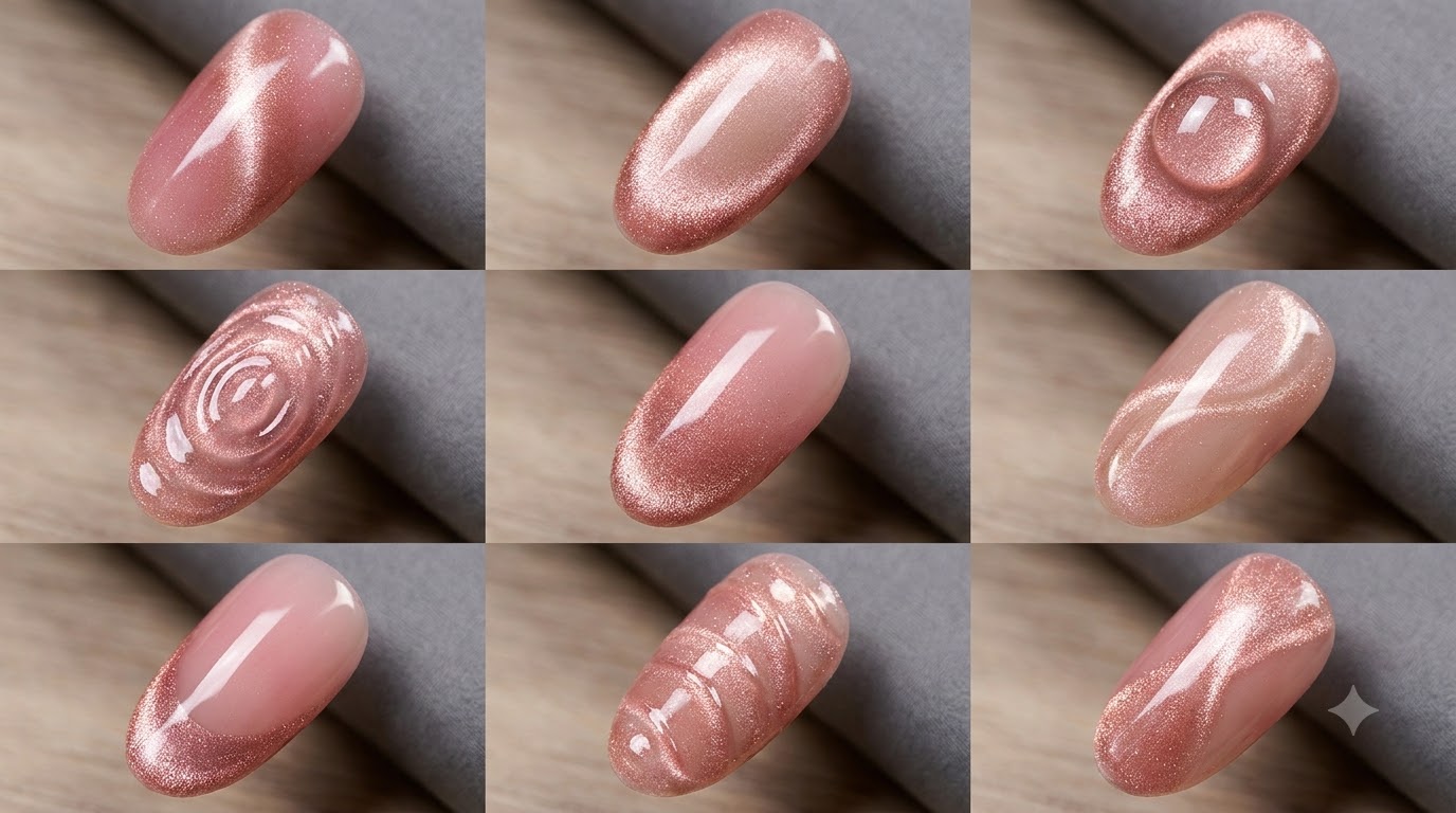 Multi-Style Cat Eye Nail Art — Comprehensive Magnet Techniques Tutorial