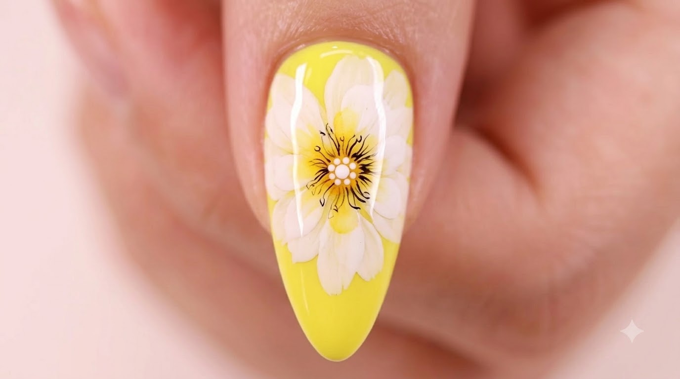 Simple Daisy Nail Art — Multi-Layered Gel Tutorial