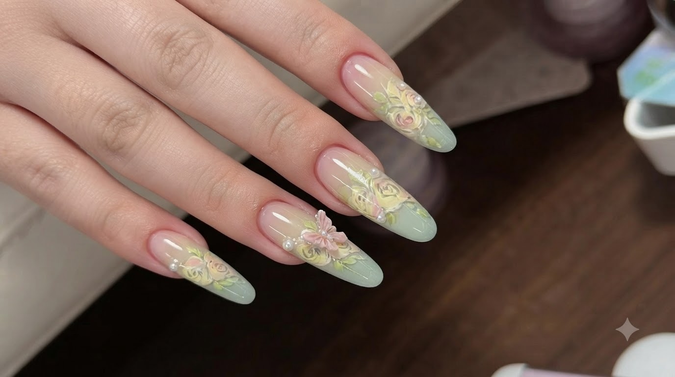 Summer Colorful Flower Nail Art — Step-by-Step Gel Tutorial