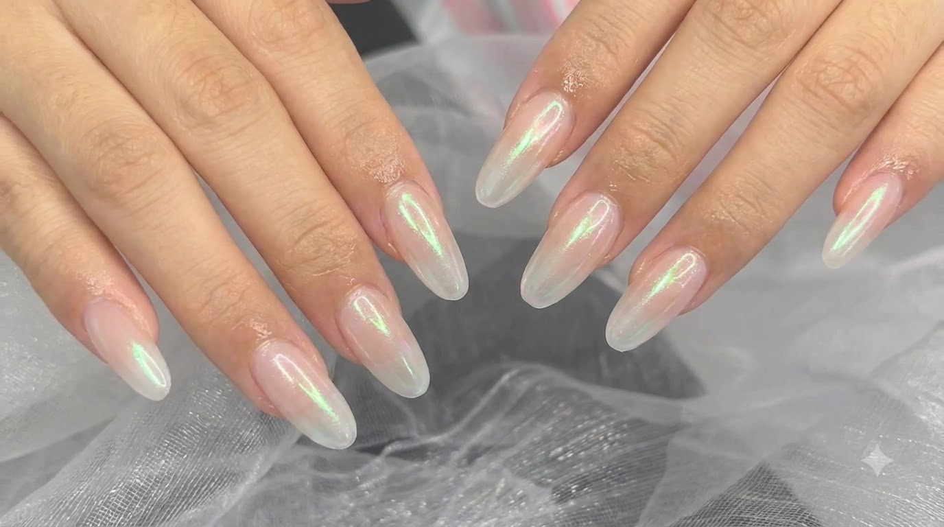 Bubble Aurora Gradient Gel Nails — Complete Step-by-Step Tutorial