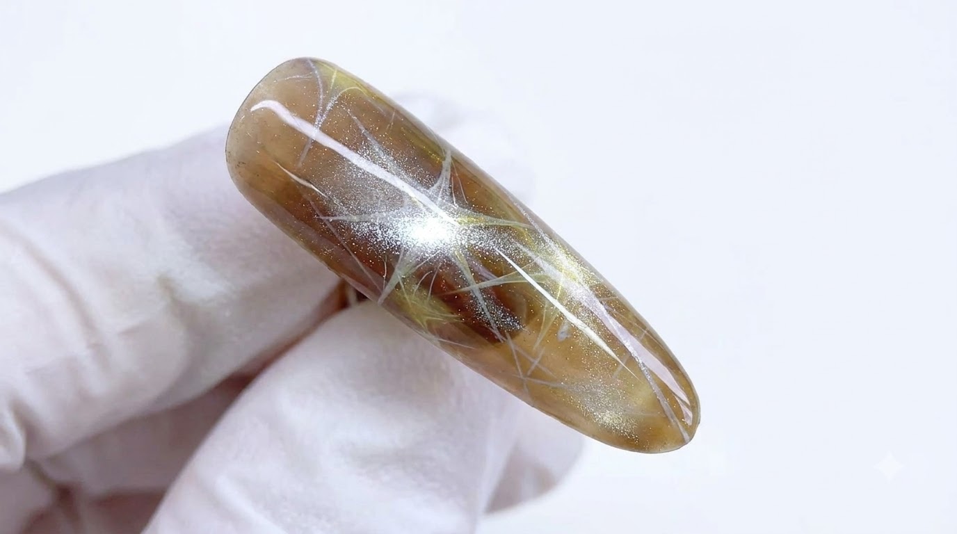 Starlight Astigmatism Cat Eye Nail Art — Step-by-Step Tutorial