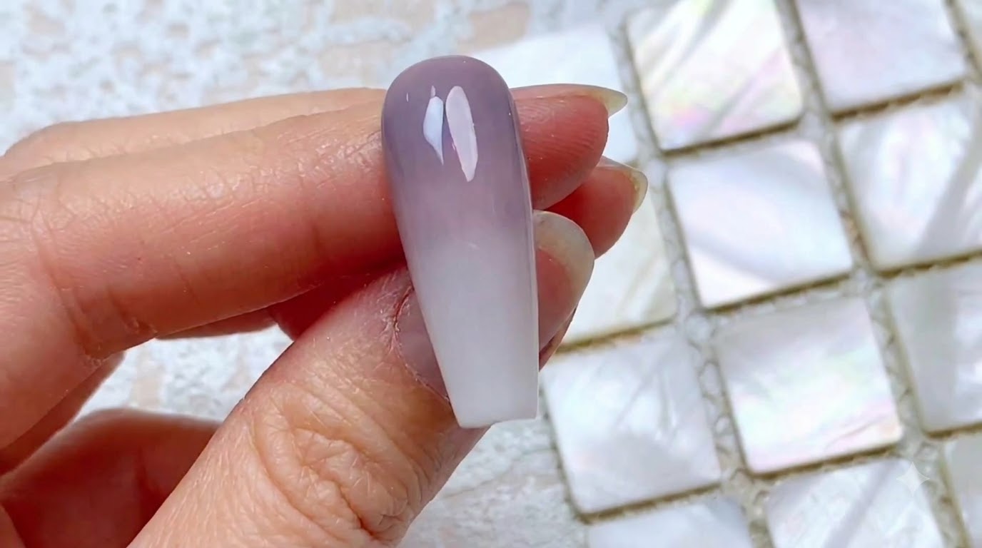 Two-Tone Vertical Gradient Gel Nail — Step-by-Step Tutorial