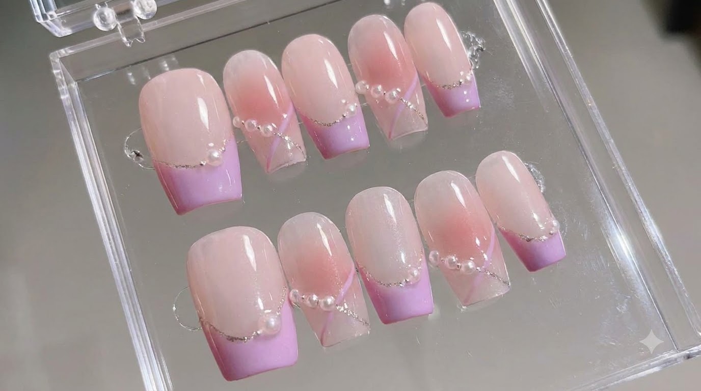 Irregular French Pearl Nail Art — Elegant Step-by-Step Tutorial