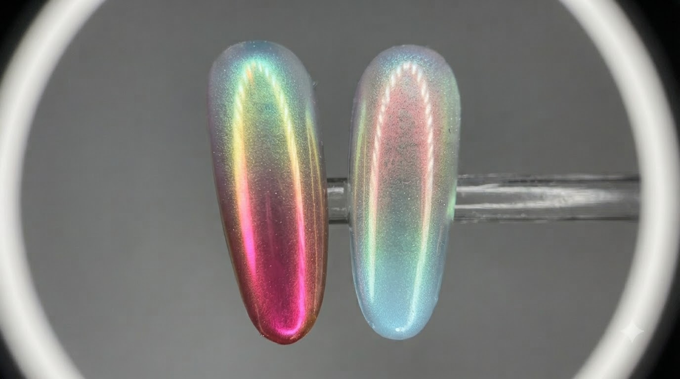 Aurora Bubble Cat Eye Gradient Nails — Step-by-Step Tutorial