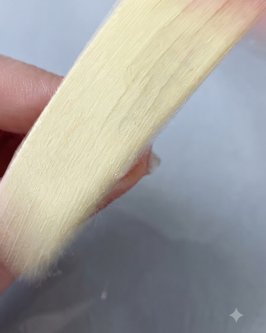 Fingers placed inside a professional UV LED nail lamp during the gel curing process.